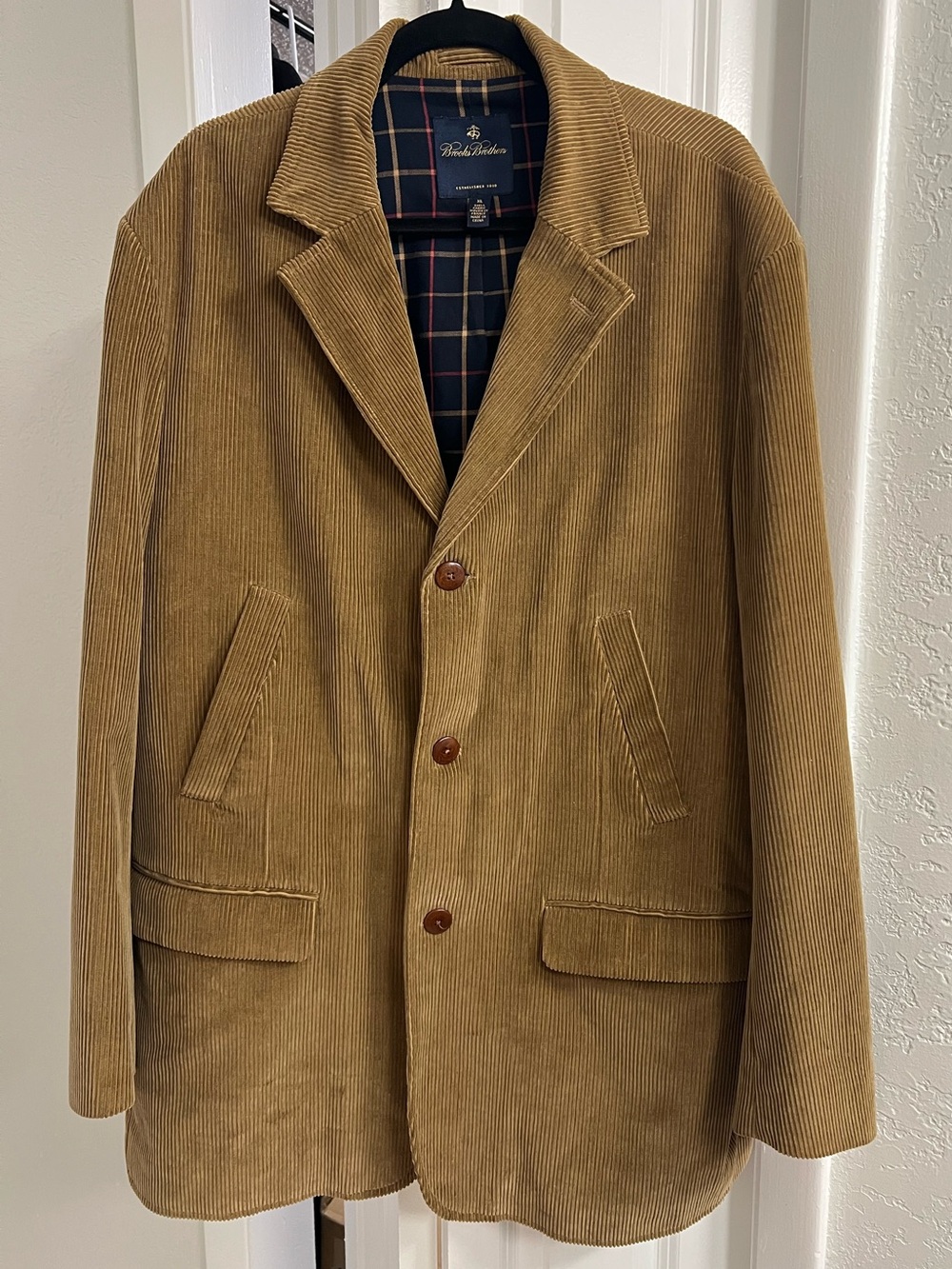 Brooks Brothers Camel/Tan Corduroy Sports Coat